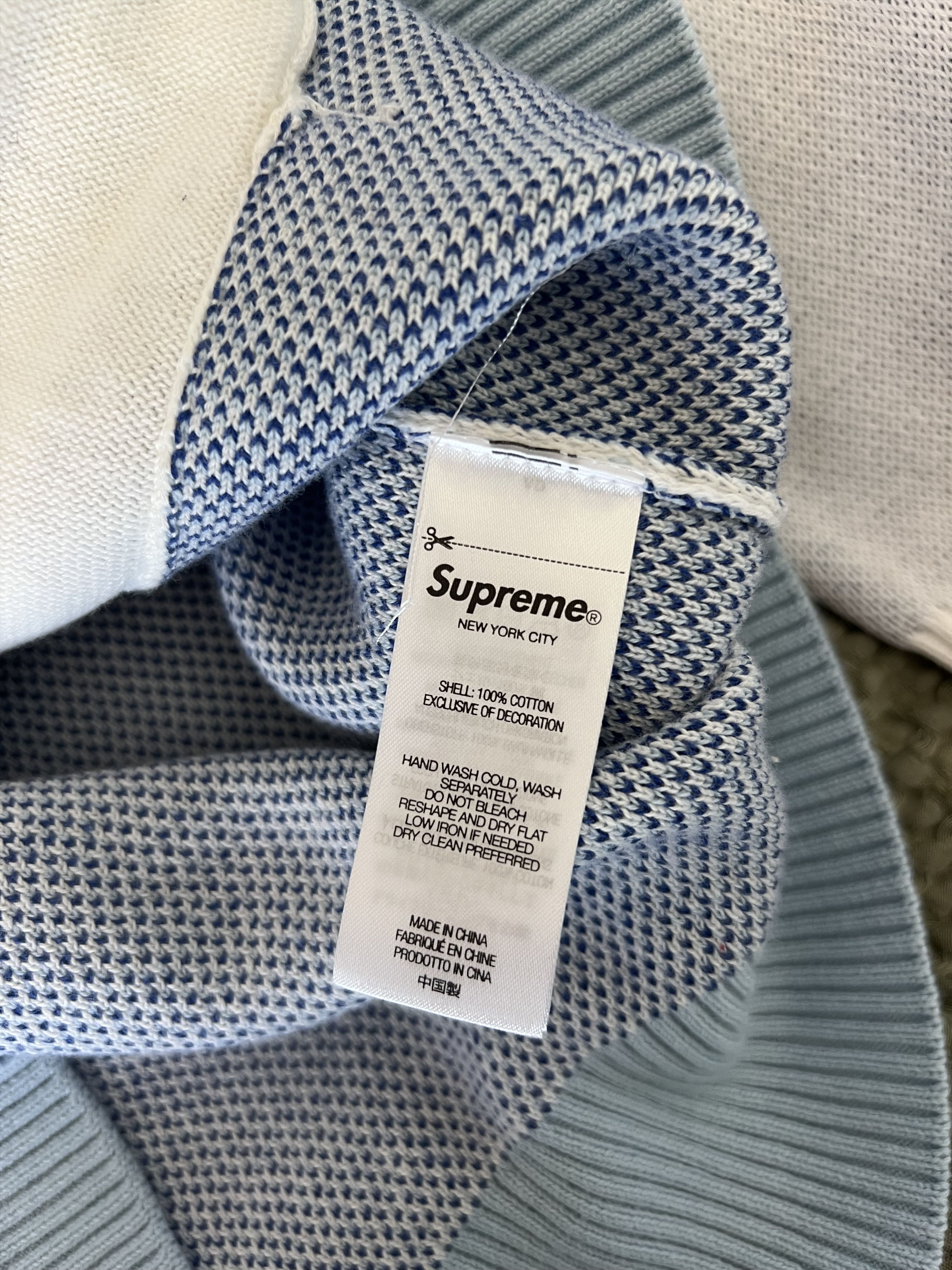 Buy Supreme x Umbro Zip Up Sweater 'Light Blue' - SS25SK12