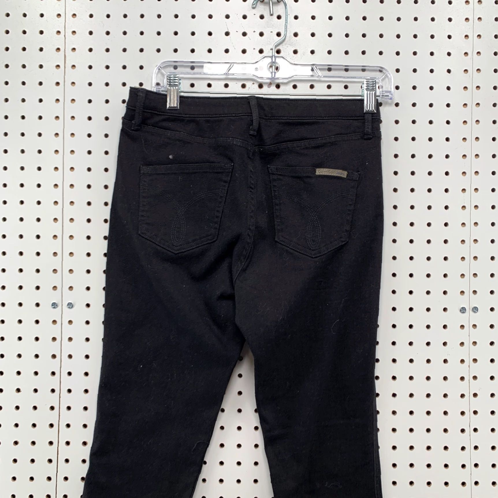 Calvin Klein VINTAGE Calvin Klein Jeans Slim Fit Skinny Women 29x32 Black DK NYT 90s Style Mens? Size 29" - 7 Thumbnail