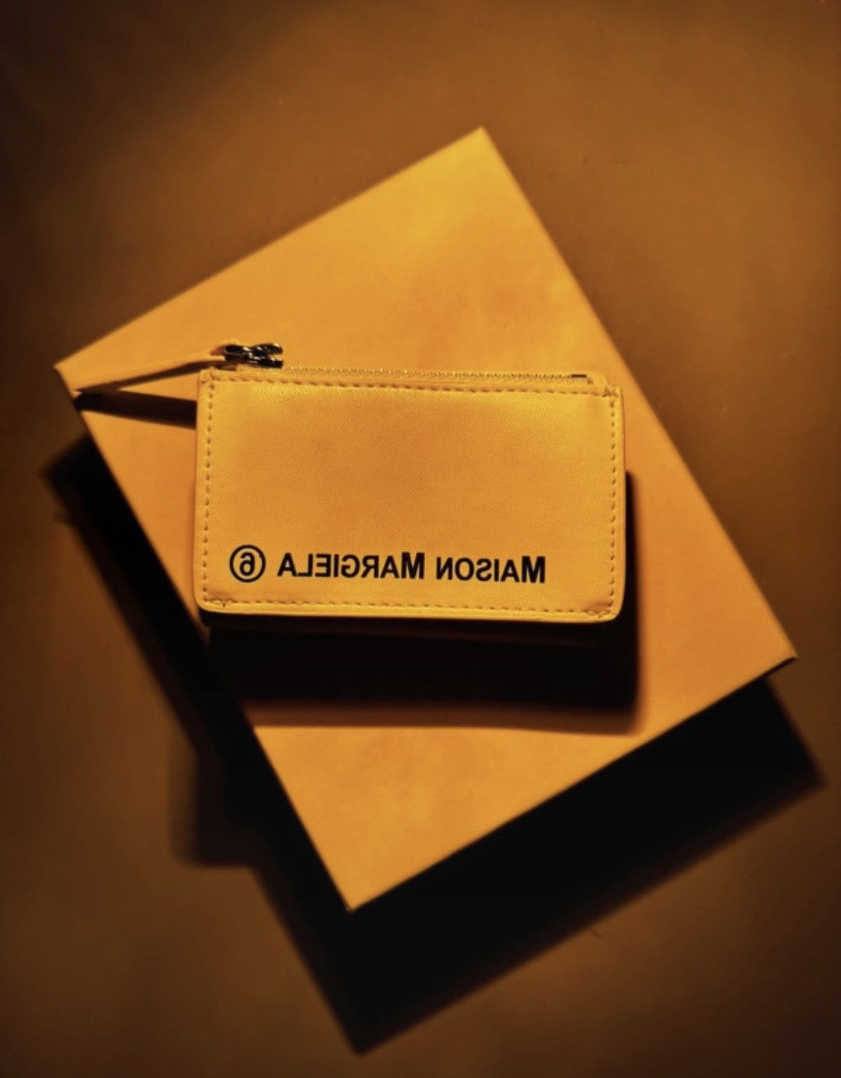 Maison Margiela MM6 Maison Margiela Reverse Logo Small Zip Wallet Size ONE SIZE - 4 Thumbnail