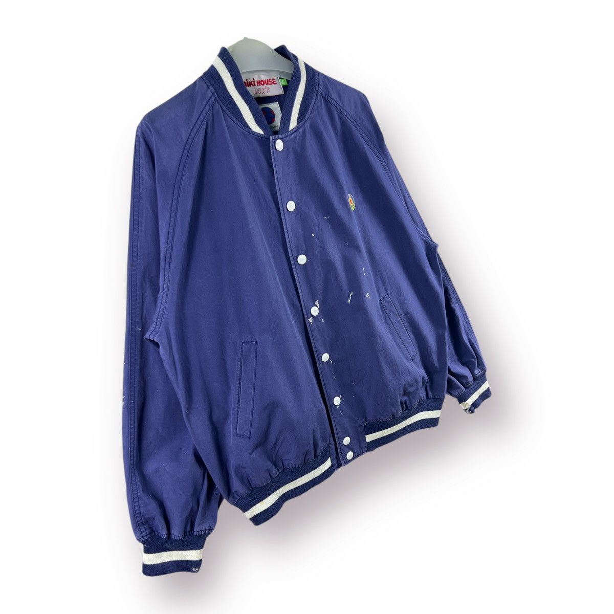 Mickey Inc 🔥 Vintage 90's Miki House Country Distressed Varsity Size US L / EU 52-54 / 3 - 4 Thumbnail