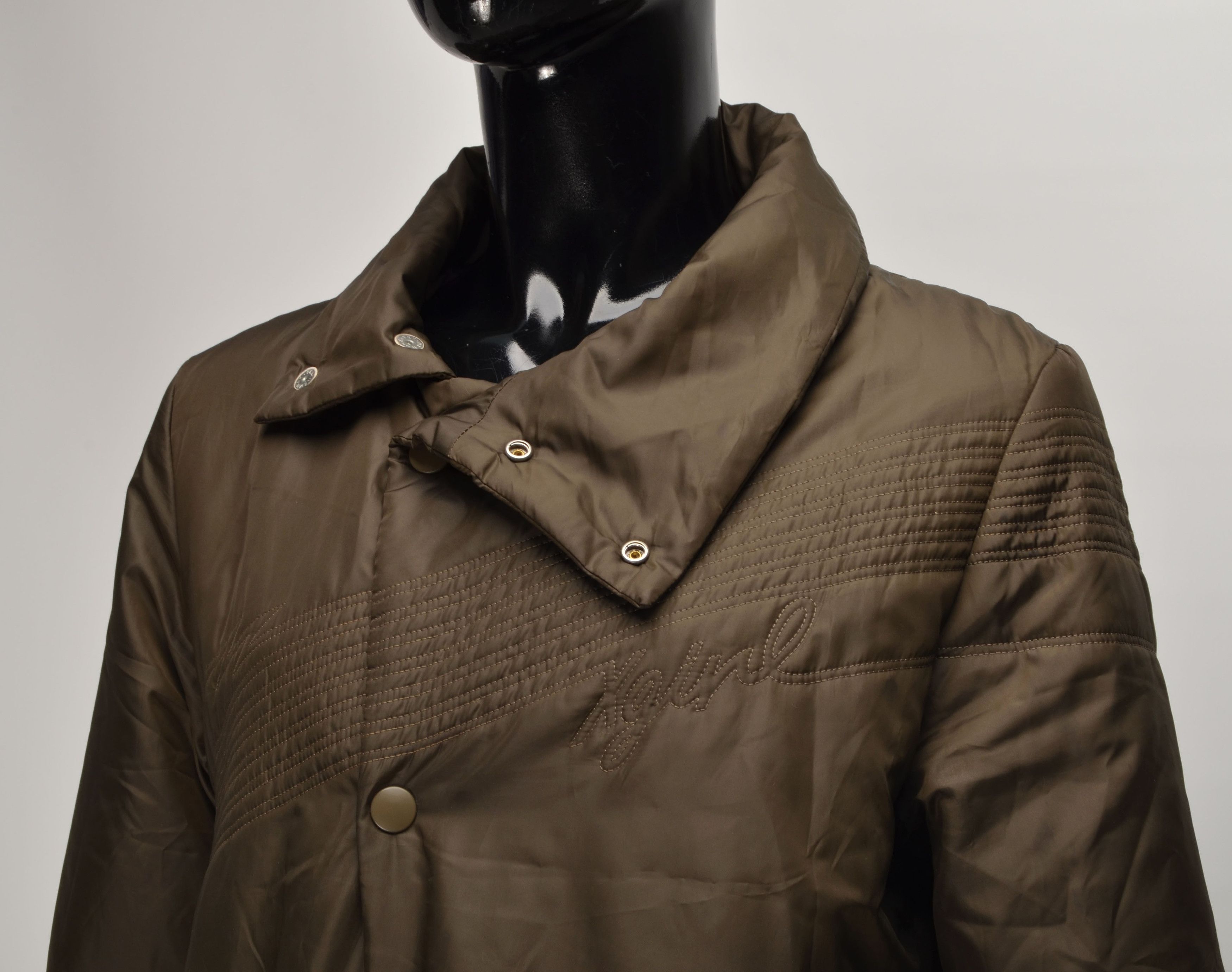 X-Girl Vintage X-Girl Y2K Pret a Porter Dark Green Long Jacket Size M / US 6-8 / IT 42-44 - 2 Thumbnail