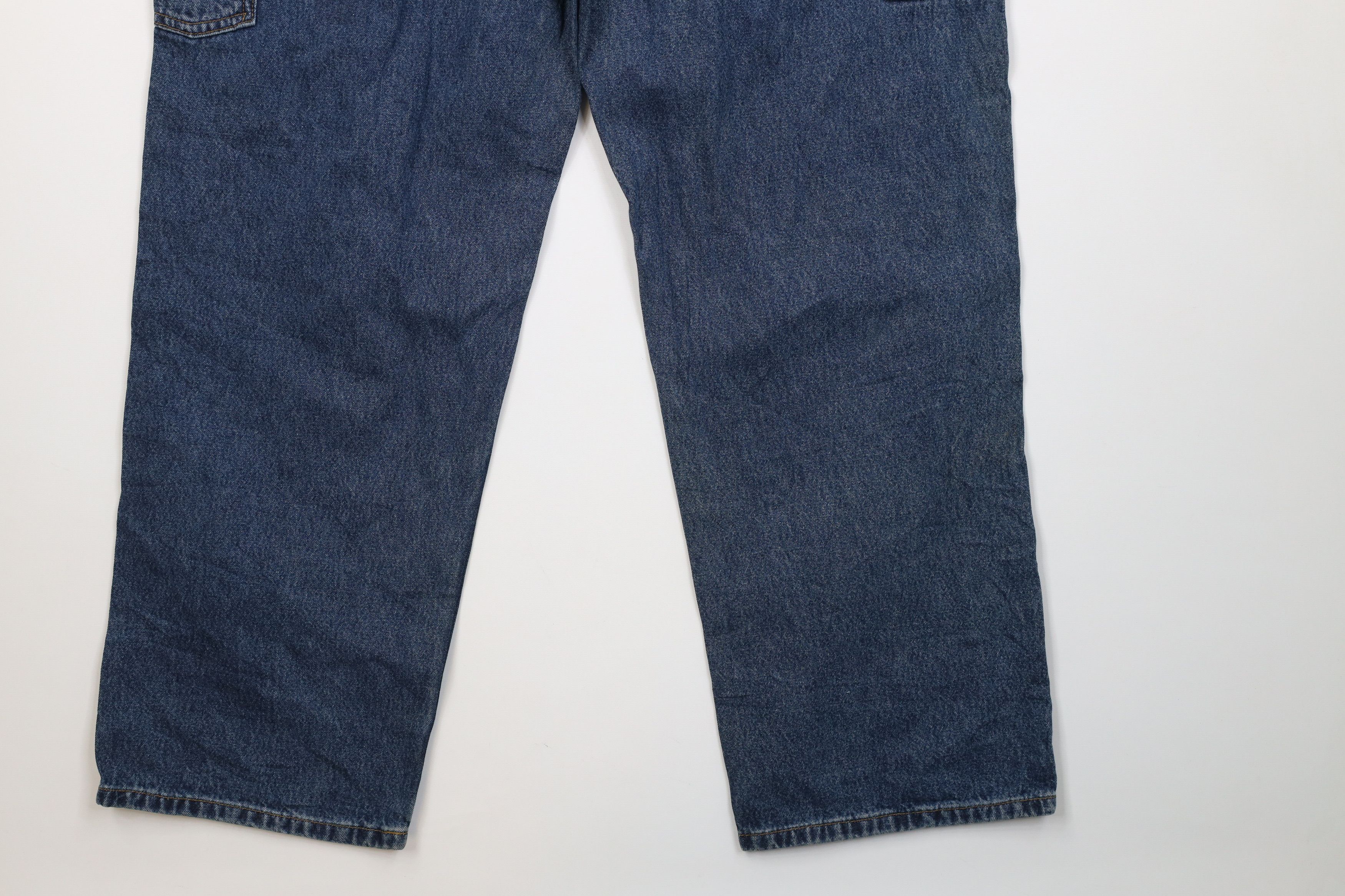 Carhartt Vintage Y2K Carhartt Original Wide Leg Dungaree Denim Jeans Size US 36 / EU 52 - 13 Thumbnail