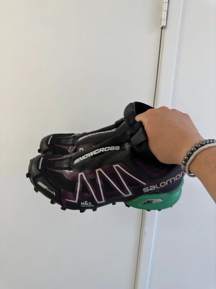 Salomon salomon advanced snowcross purple, green, black size 12 Size US 12 / EU 45 - 5 Thumbnail