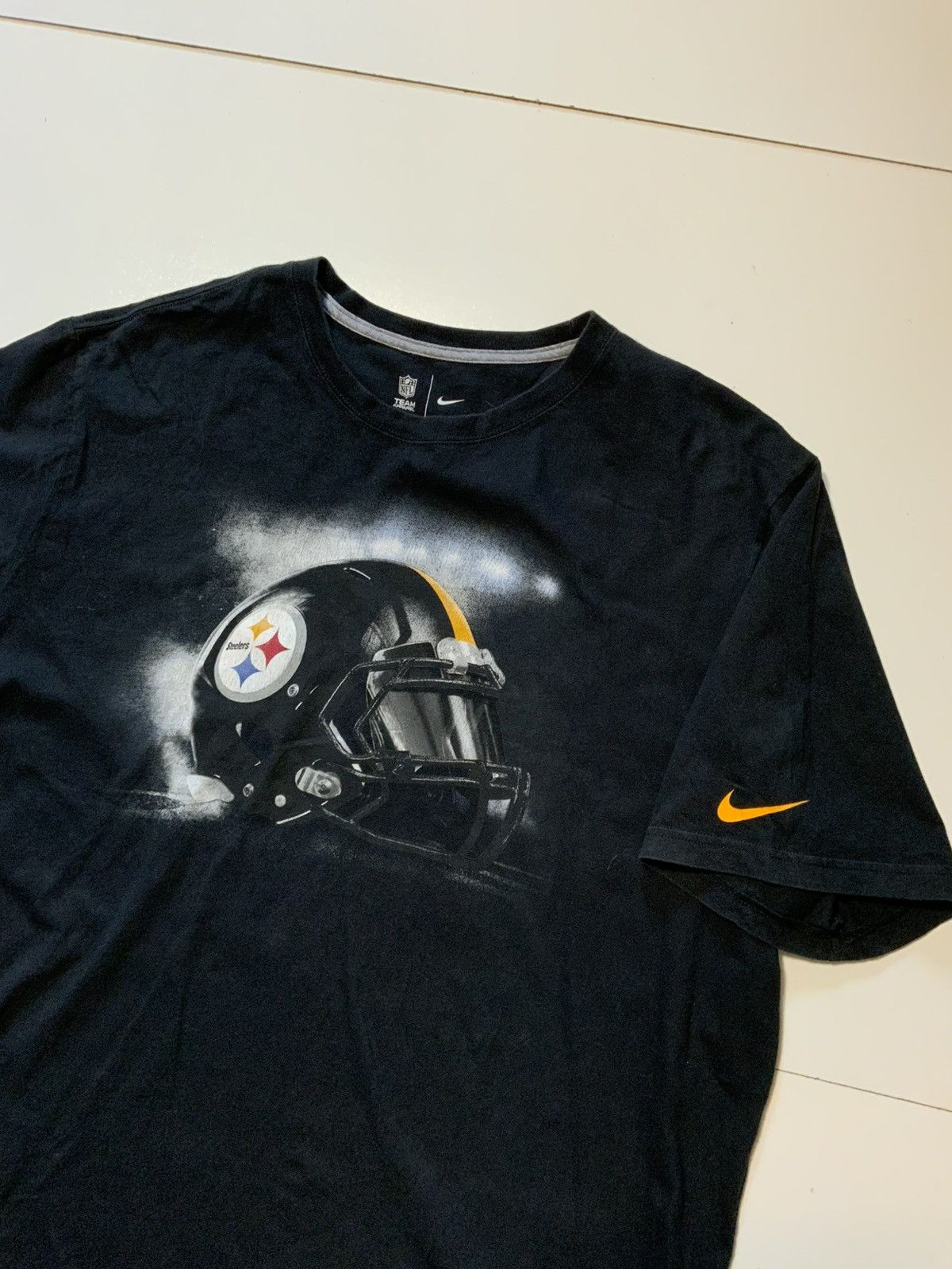 Nike Nike NFL Football Pittsburgh Steelers Helmet S/S T-Shirt Size US XXL / EU 58 / 5 - 4 Thumbnail