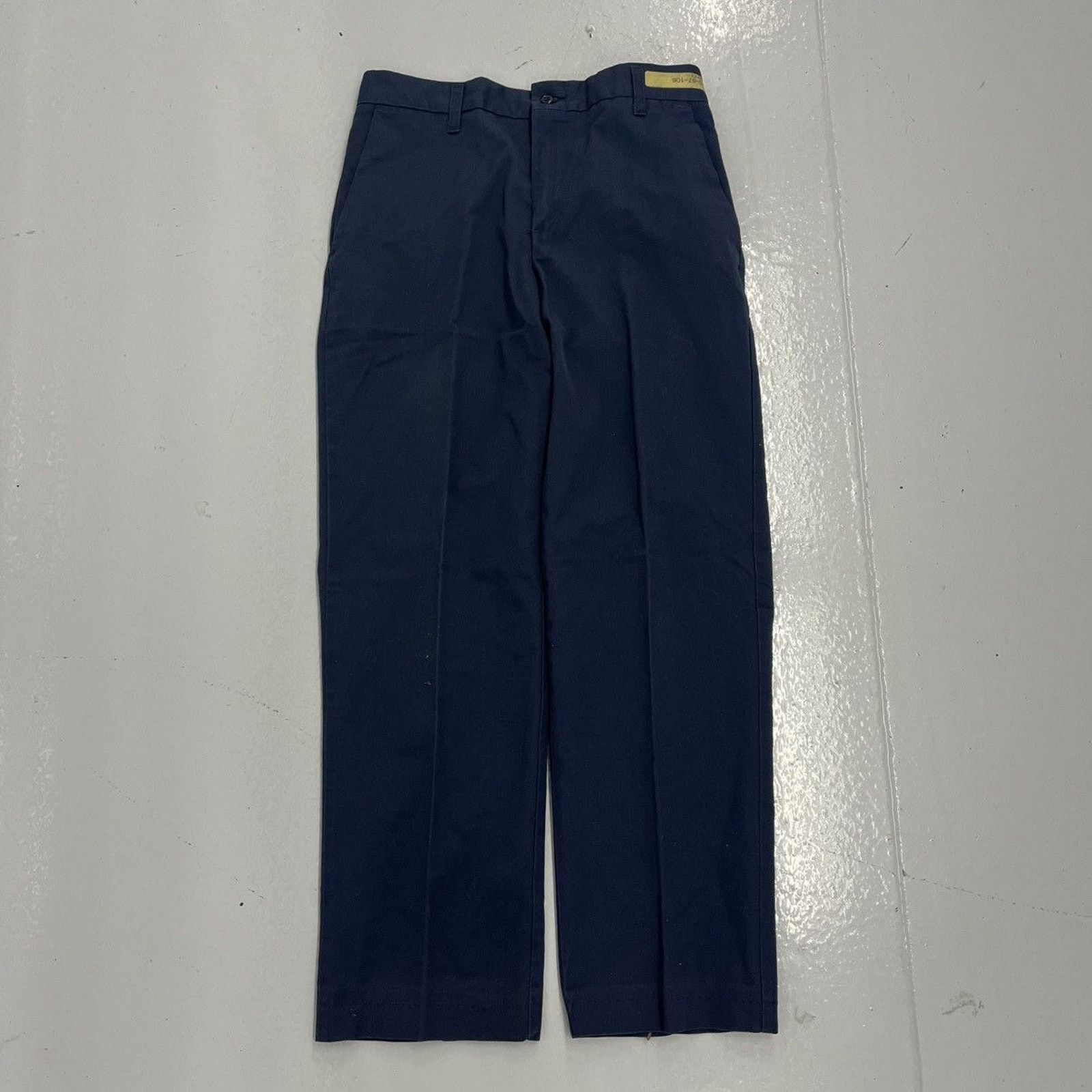 Other Vintage 70s 80s Cintas Navy Canvas Workwear Chinos 29x27 Size US 29 - 1 Thumbnail