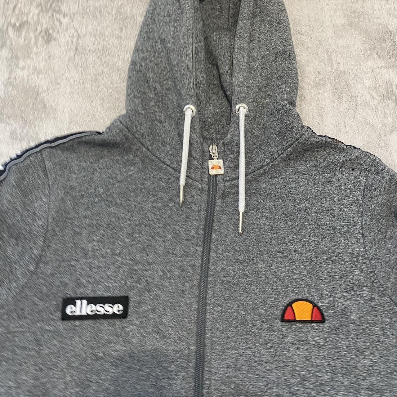 Ellesse Grey Ellesse zip up hoodie with embroidered logo Size US M / EU 48-50 / 2 - 2 Thumbnail