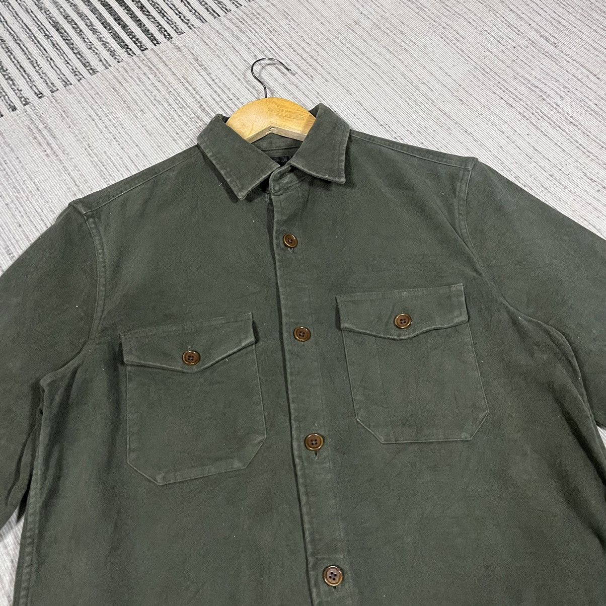 Banana Republic Banana Republic x Kevin Love Suede Shirt button up Size US M / EU 48-50 / 2 - 5 Thumbnail