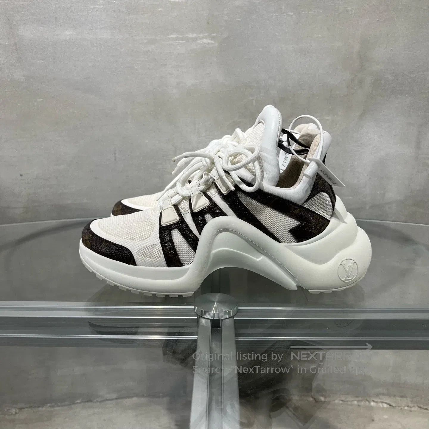 Louis Vuitton Louis Vuitton Archlight White and Brown Color Combination Size US 6 / IT 36 - 3 Thumbnail