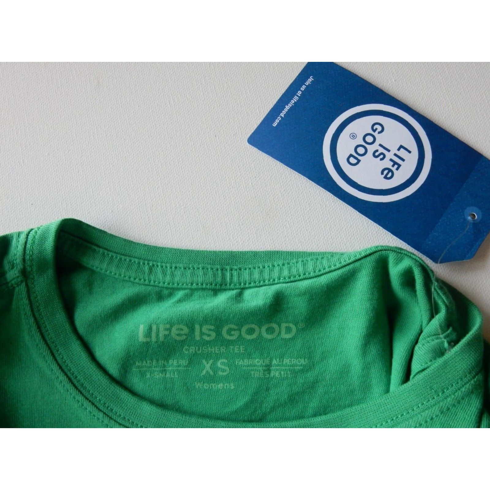 Life is Good VINTAGE Life Is Good Men's T-Shirt XS Short Sleeve Green Cotton I Like Shenanigans Size US XS / EU 42 / 0 - 4 Thumbnail