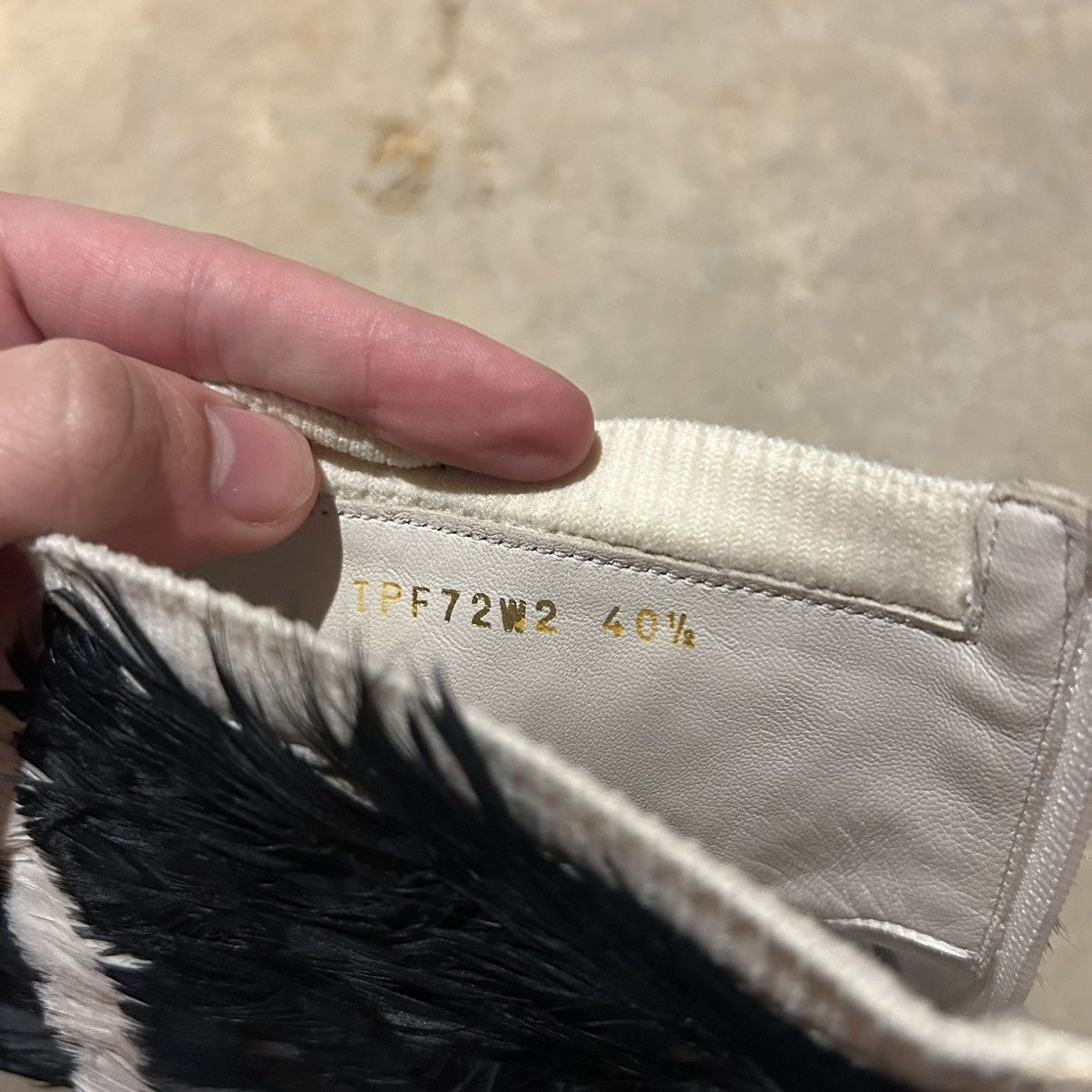 Designer × Valentino Valentino Garavani Feather Embellished Sneakers US 7.5 Size US 7.5 / EU 40-41 - 14 Thumbnail
