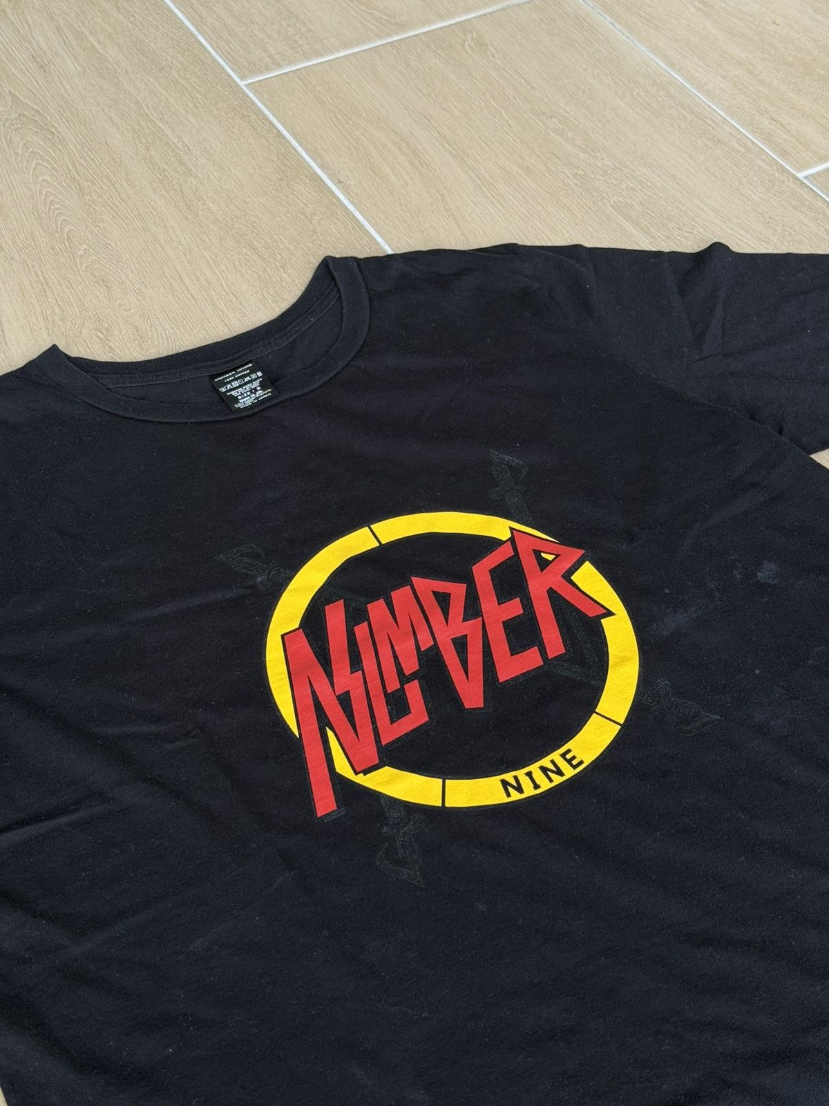 Number (N)ine Number (N)ine Black Like Slayer Tee Sise 5 Size US L / EU 52-54 / 3 - 8 Thumbnail