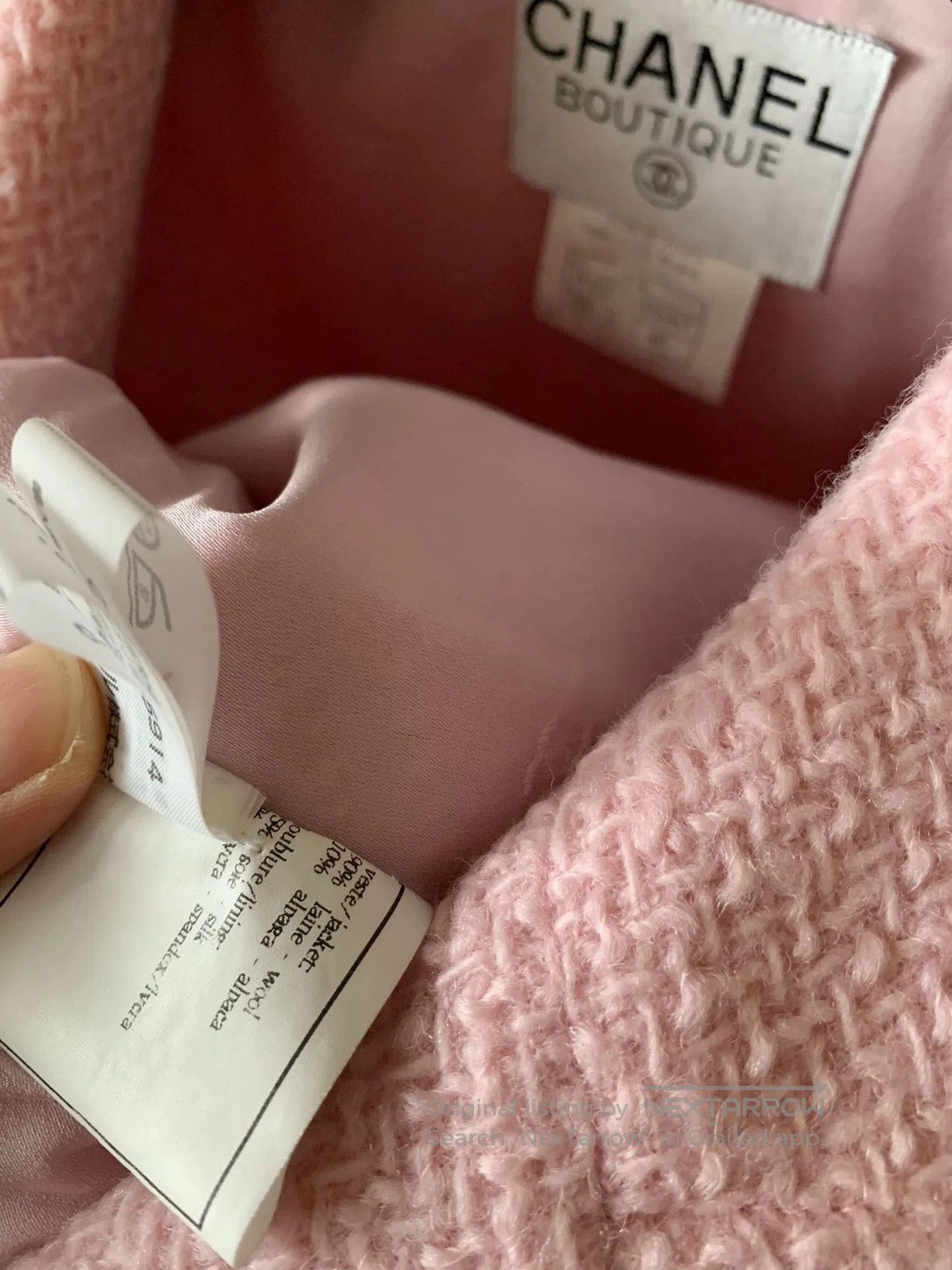 Chanel Chanel Vintage Glass Button Pink Coat. Size S / US 4 / IT 40 - 8 Thumbnail