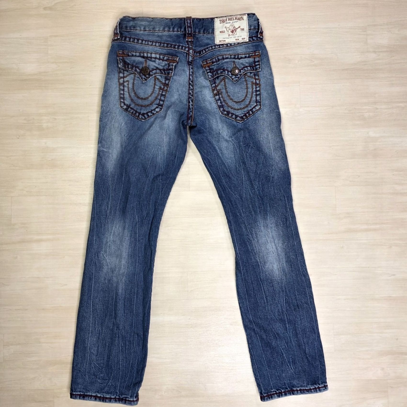 True Religion True Religion Ricky Super T Jeans USA Size 31 Blue Dark Mens Size US 31 - 2 Thumbnail