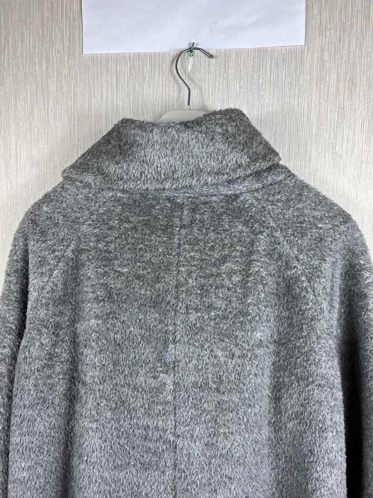 Designer × Max Mara Max Mara Studio alpaca wool coat fuzzy hairy Size M / US 6-8 / IT 42-44 - 18 Thumbnail