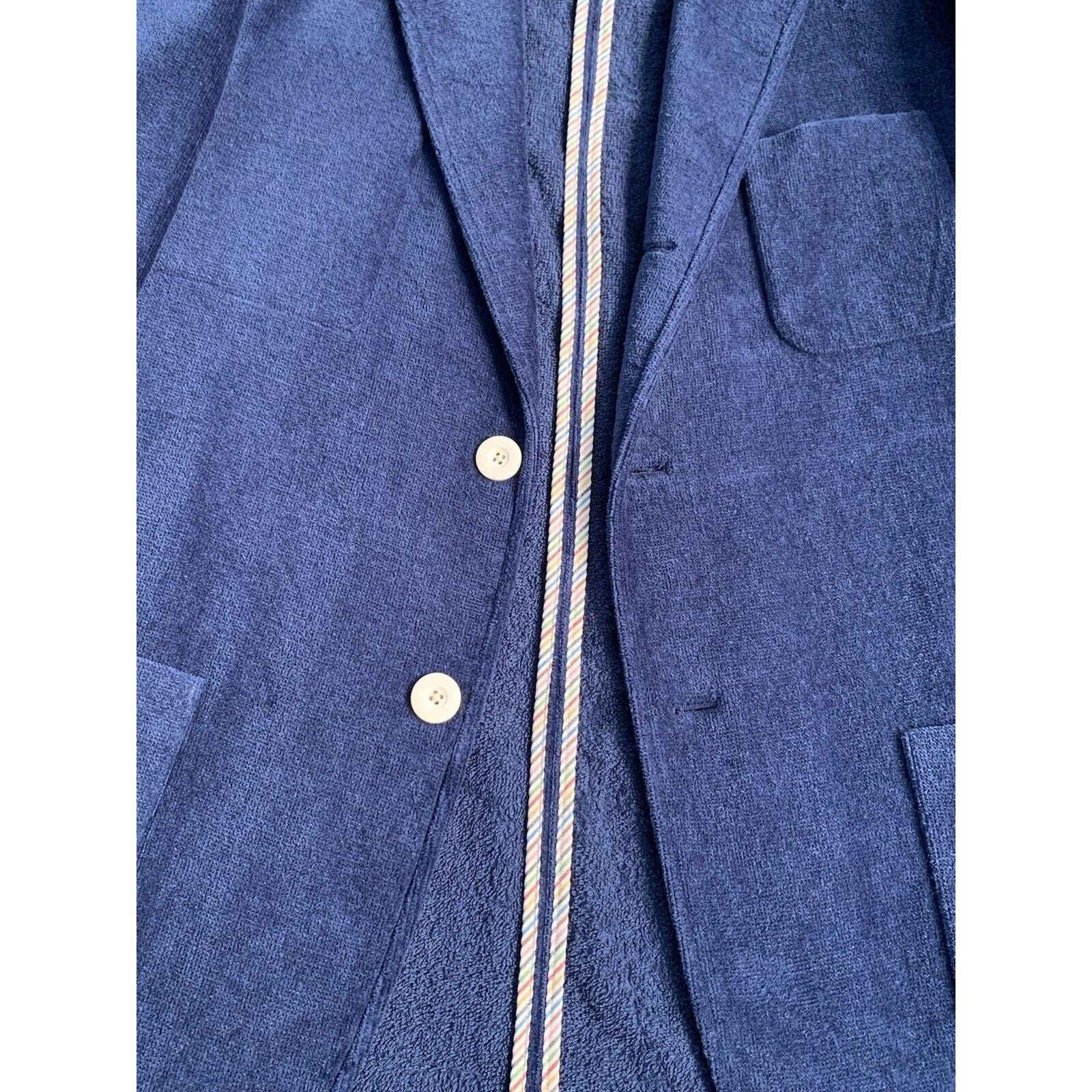 Japanese Brand × Rowing Blazers Mens ROWING BLAZERS Terrycloth Sport Blazer Jacket EU52 UK42 Size 52R - 16 Thumbnail