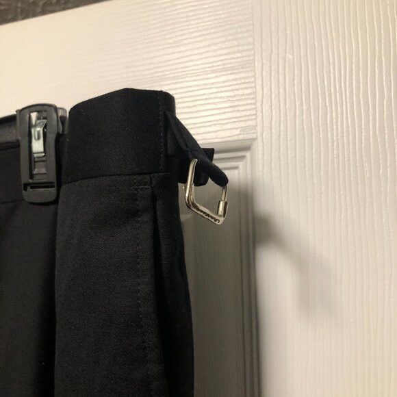 Indochino indochino men's new black 95%wool dress pants size: 40/30 Size 40R - 2 Thumbnail
