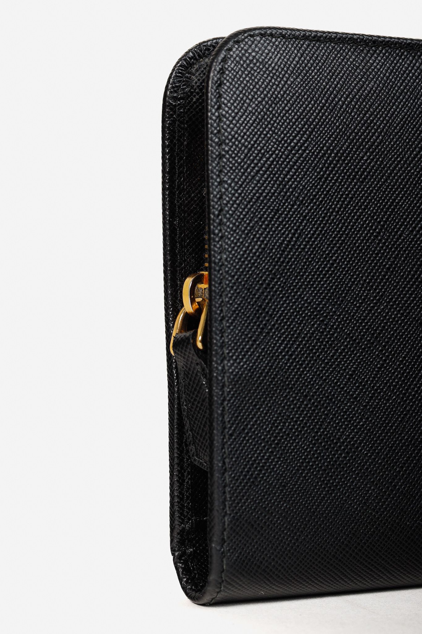 Prada Prada Large Black Saffiano Leather Wallet Size ONE SIZE - 6 Thumbnail
