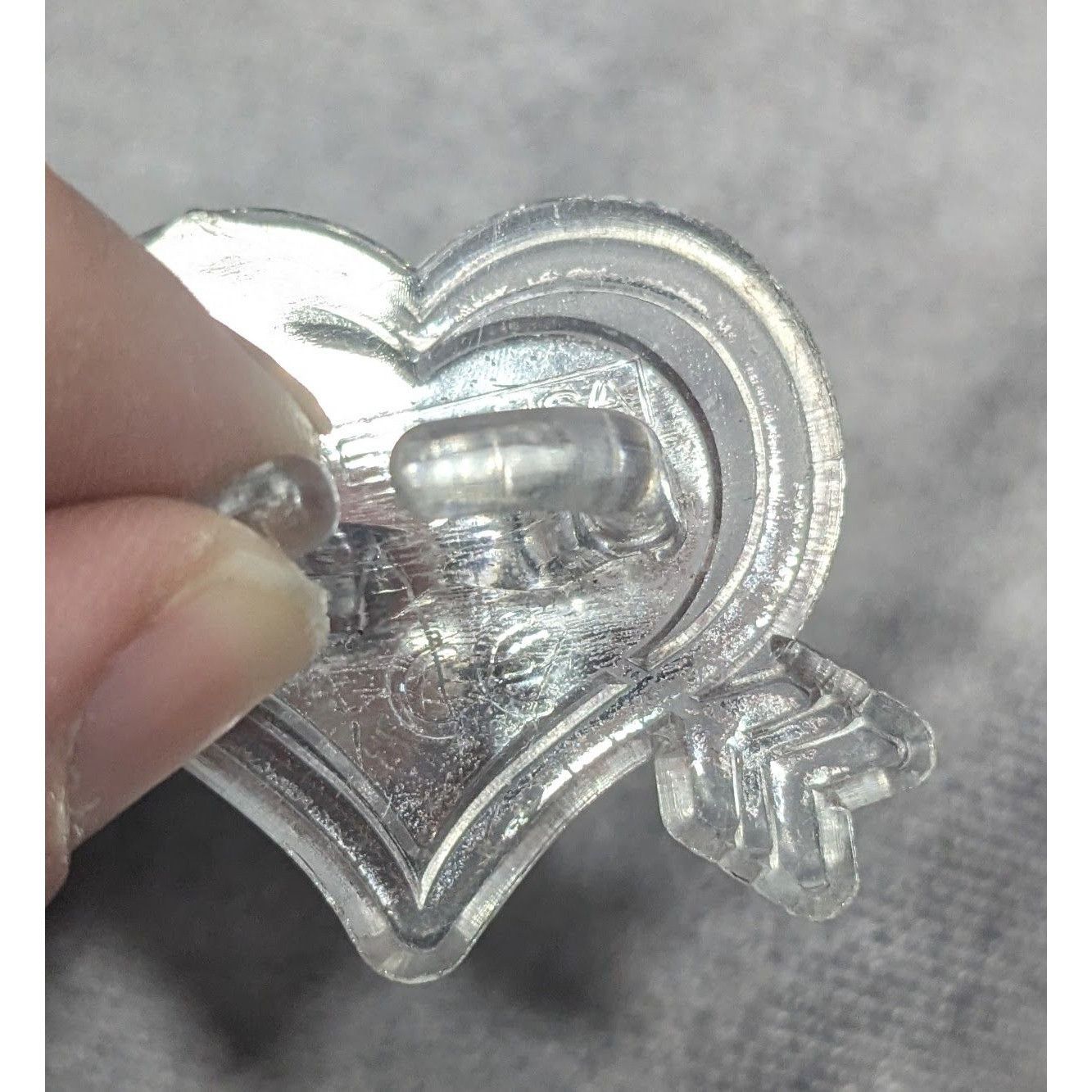 Other Metallic Valentine Heart And Arrow Clear Plastic Metallic Re Size ONE SIZE - 10 Thumbnail