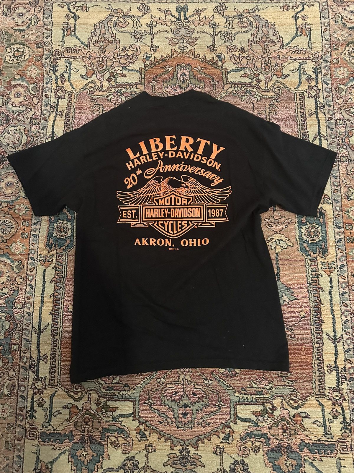 Harley Davidson Harley Vintage T Shirt 2007 Size US L / EU 52-54 / 3 - 2 Thumbnail
