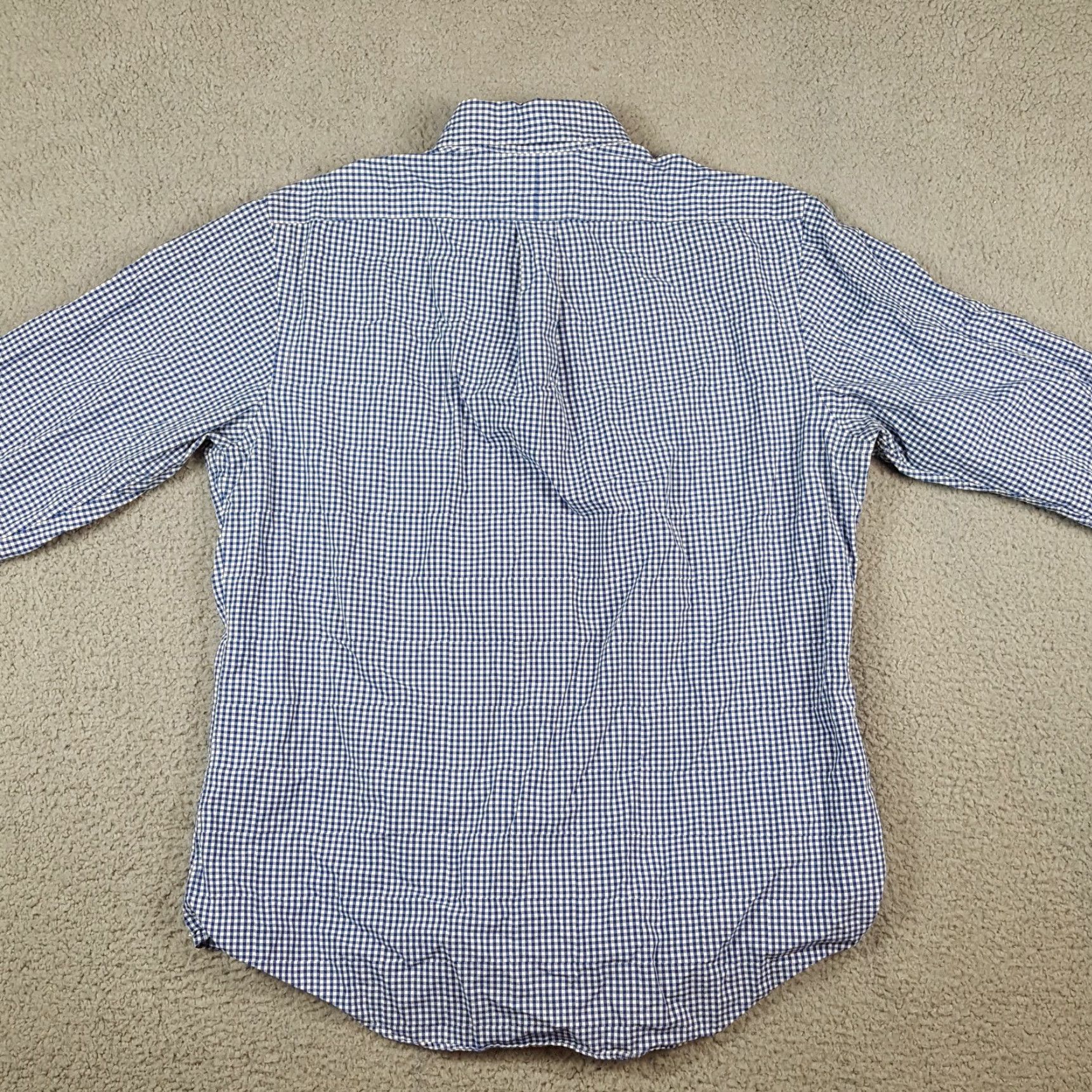 Ralph Lauren VINTAGE Ralph Lauren Shirt Button-Down Collared Gingham Plaid Blue Men's Size L Preppy Shirt Size US L / EU 52-54 / 3 - 5 Thumbnail