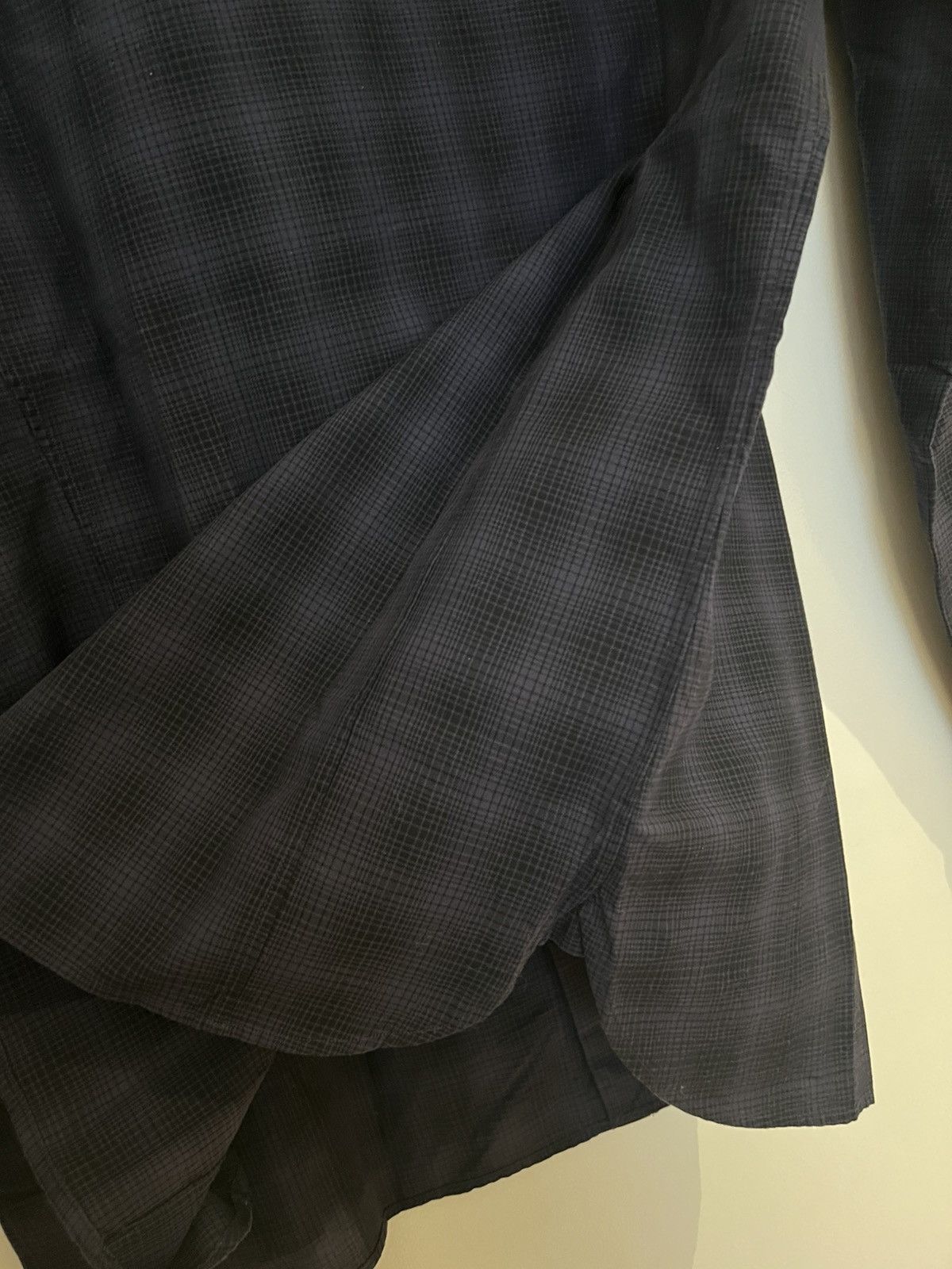 Tom Ford TOM FORD Navy Tartan Size 15/5 39 Long Sleeves Dress Shirt Size US S / EU 44-46 / 1 - 6 Thumbnail