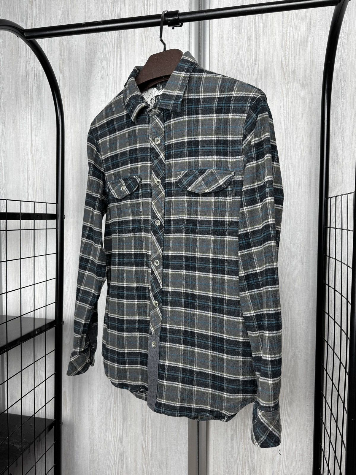 Nike Nike Flannel Shirt LS checkered Button up Black Grey Blue M Size US M / EU 48-50 / 2 - 5 Thumbnail