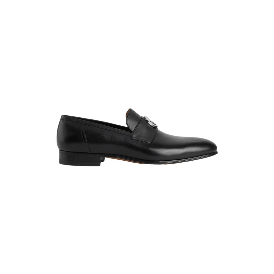 Gucci oc11z1025 Men's Interlocking G Loafers in Black Size US 13 / EU 46 - 1 Thumbnail