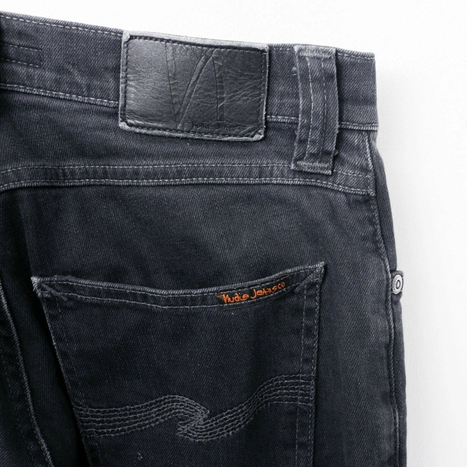 Nudie Jeans Women's W29 L32 Skinny High Rise Trousers Slim Stretch Size 29" - 2 Thumbnail