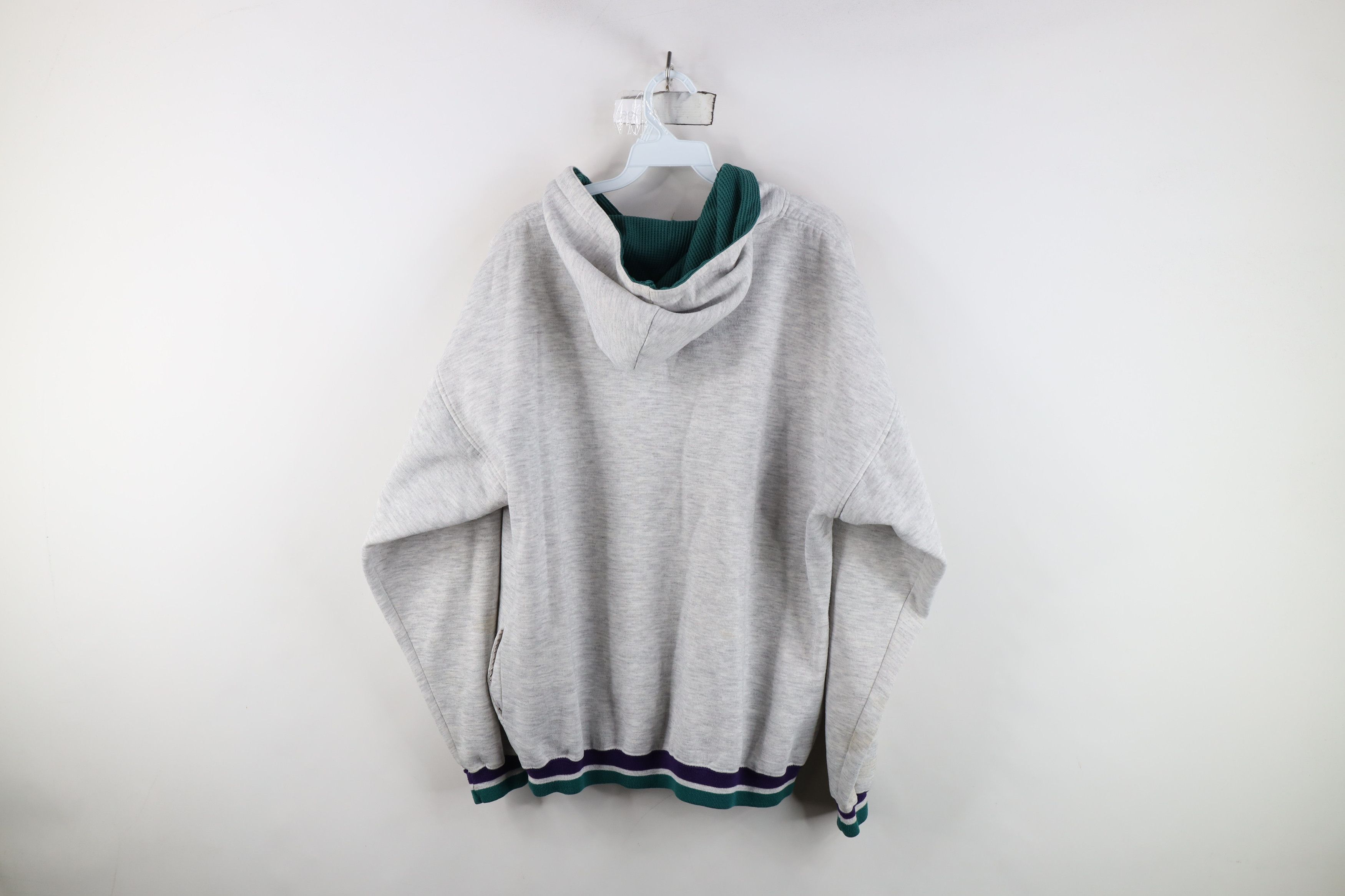 Vintage Vintage 90s Shanty Creek Schuss Mountain Striped Hoodie Size US L / EU 52-54 / 3 - 13 Thumbnail