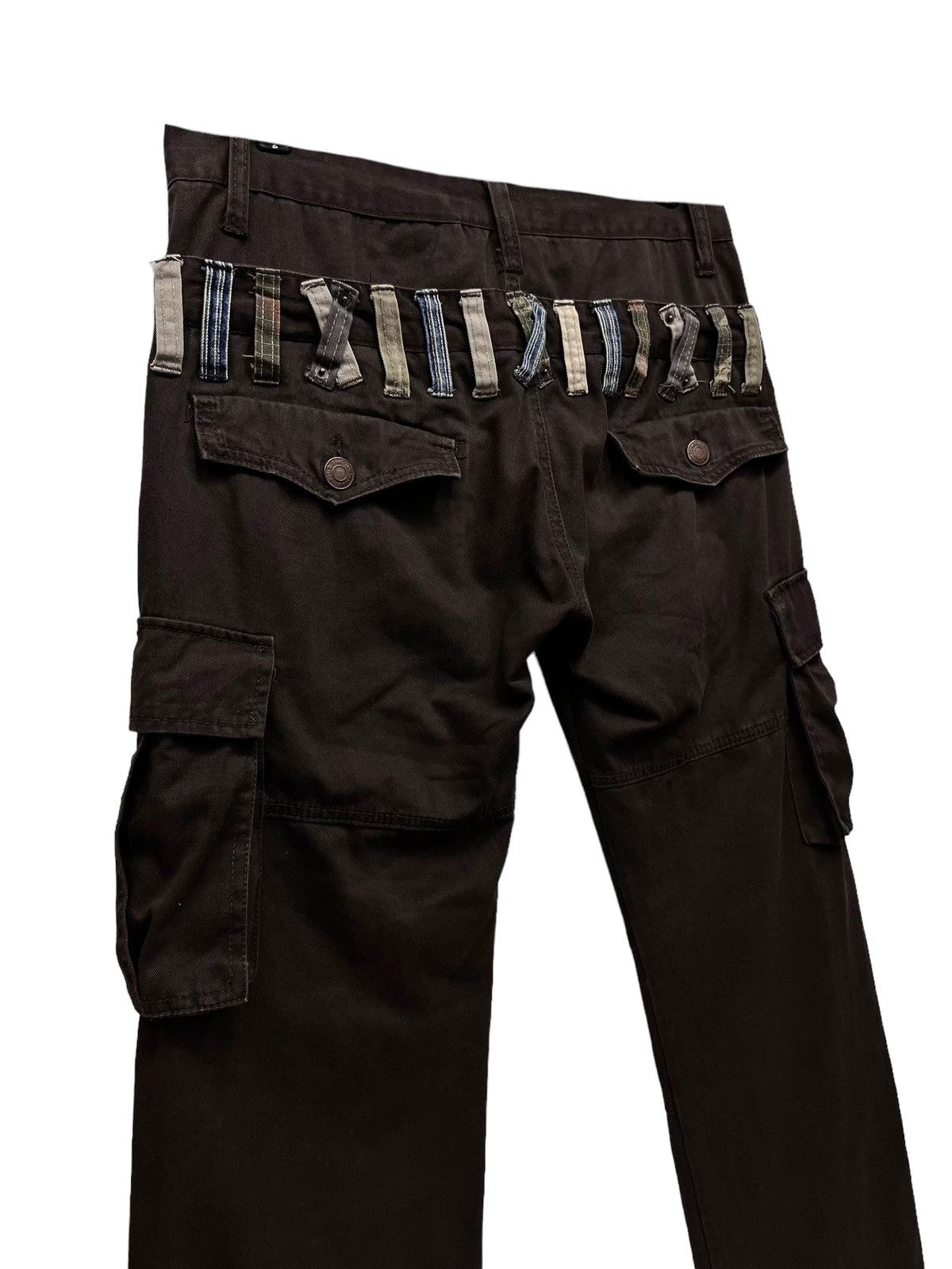 Japanese Brand DOMINATE Japanese Handcrafted Double Waist Bush Cargo Pants Size US 31 - 6 Thumbnail