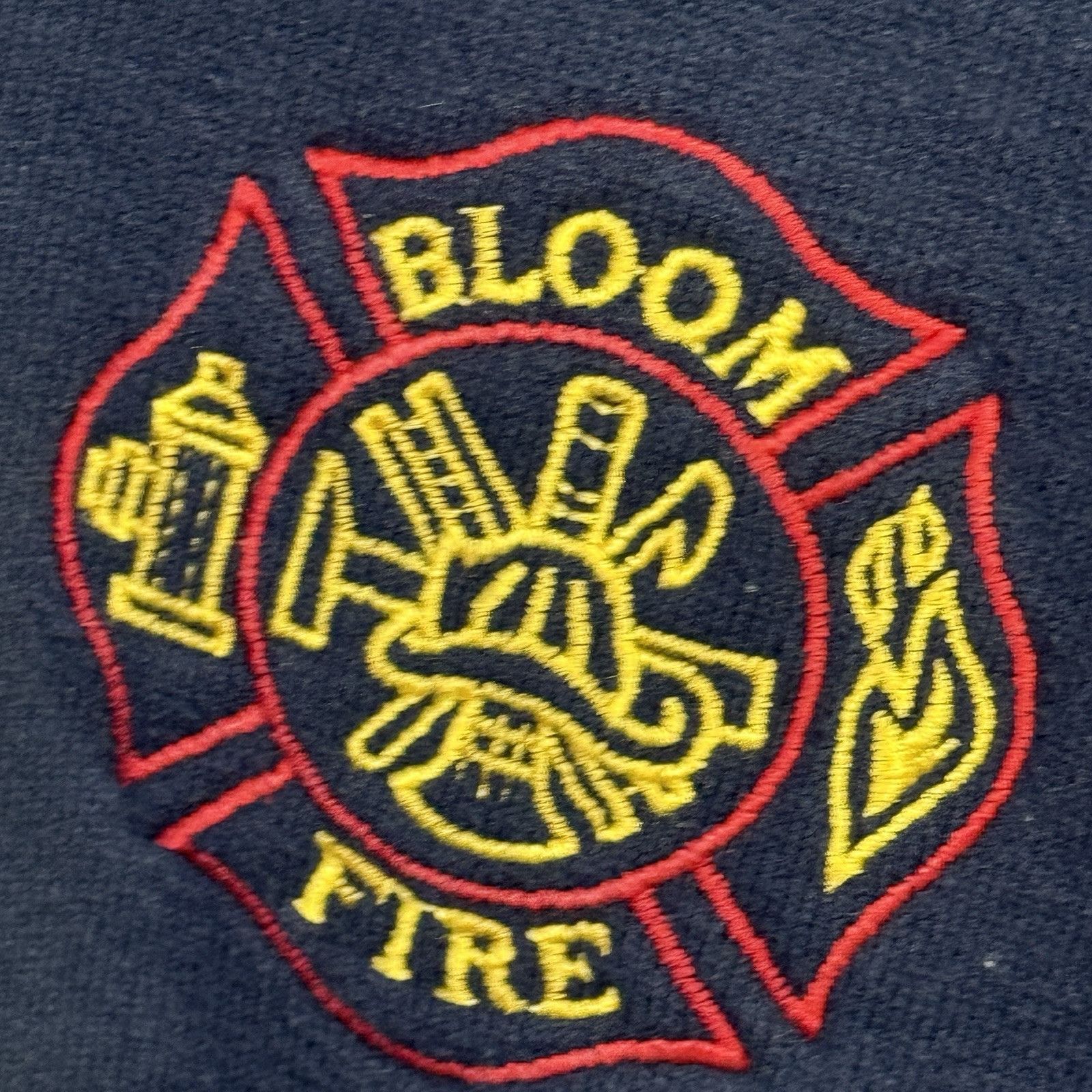 Vintage Vintage 90s Fire Department Sweatshirt Mens XL Blue Crew Nec Size US XL / EU 56 / 4 - 5 Thumbnail