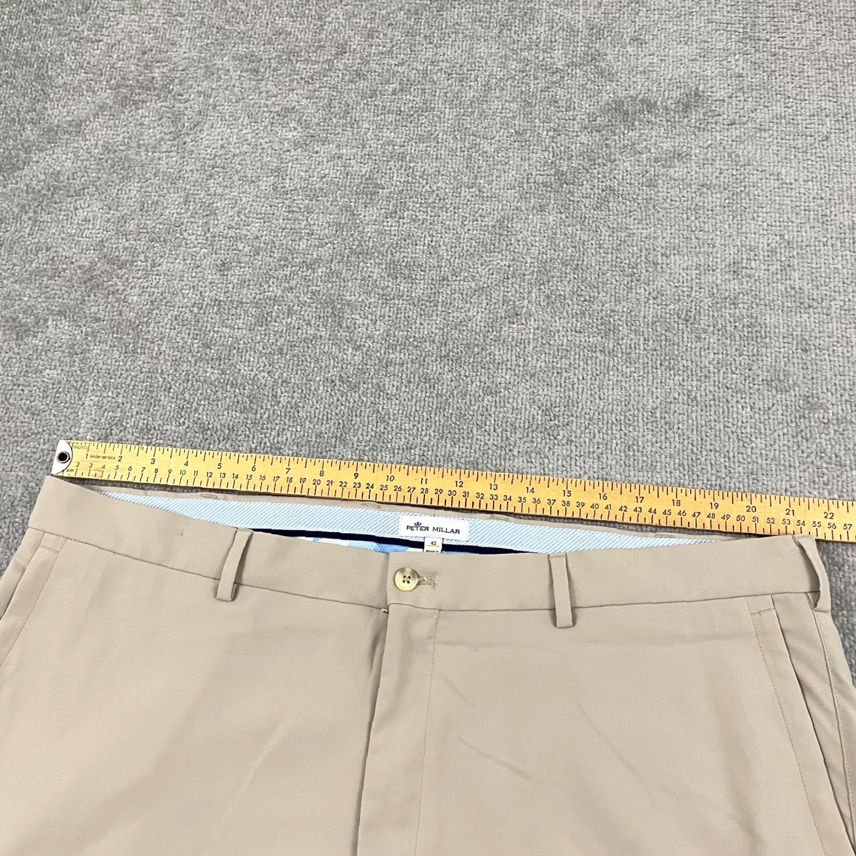 Peter Millar Peter Millar Salem Performance Chino Shorts Mens 42 9" Brown Golf Preppy Sport Size US 42 / EU 58 - 3 Thumbnail