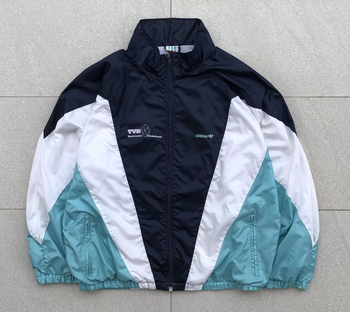 Adidas Vintage 90s Adidas Men’s Windbreaker Nylon Jacket Size US M / EU 48-50 / 2 - 3 Thumbnail