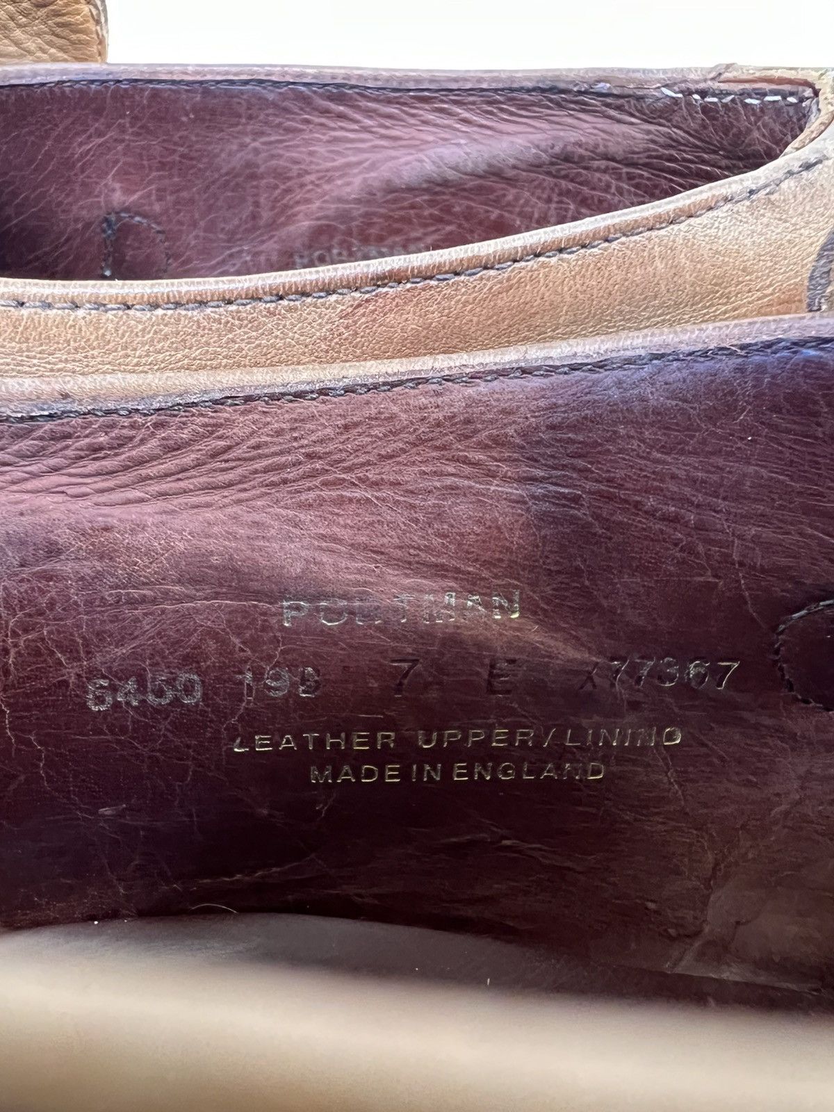 Crockett & Jones Crockett & Jones Portman Brown Leather Monk Strap Shoes Size US 8 / EU 41 - 17 Thumbnail