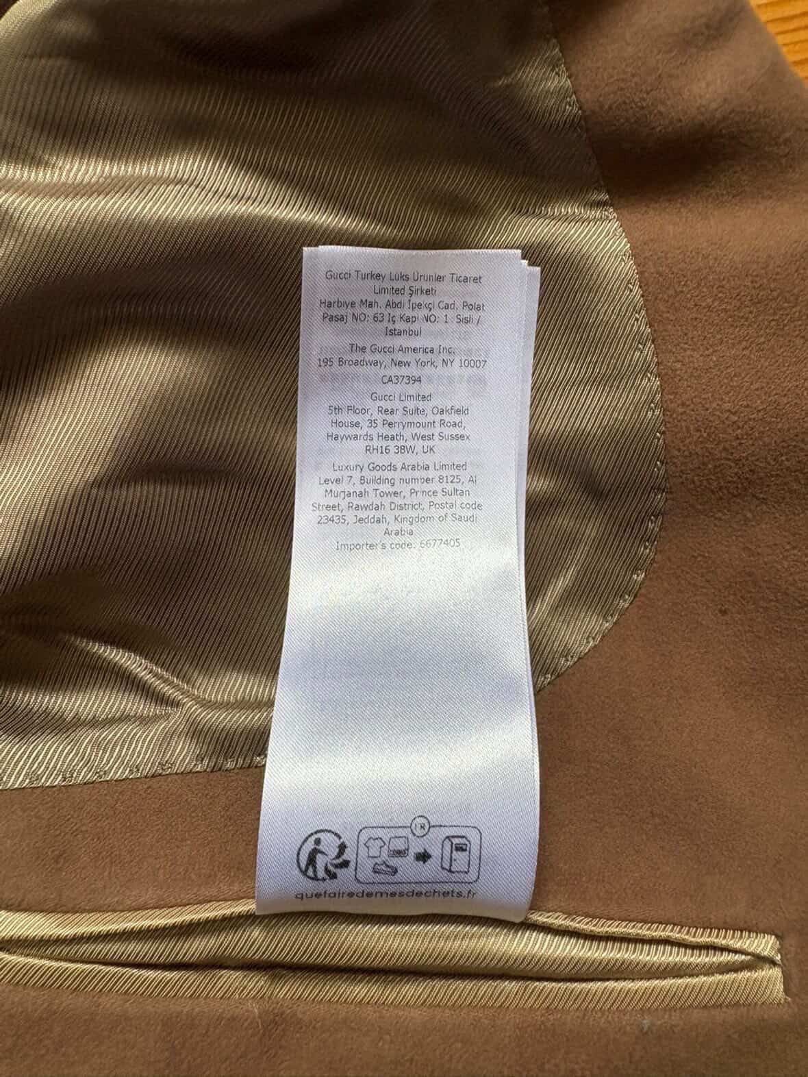 Gucci Gucci mens single breasted coat Size US L / EU 52-54 / 3 - 7 Thumbnail