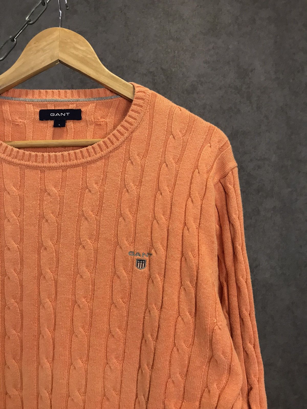 Gant Gant orange designer sweater Size US L / EU 52-54 / 3 - 2 Thumbnail