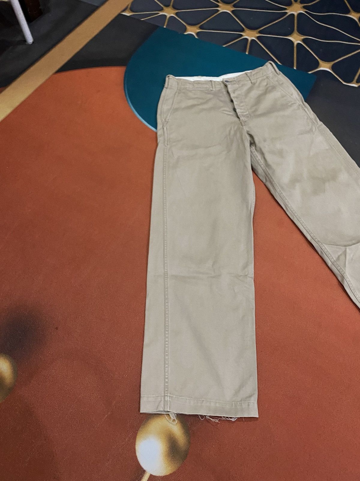 Buzz Rickson's Buzz Rickson Beige Military Chino Pants Made in Japan Size US 30 / EU 46 - 15 Thumbnail