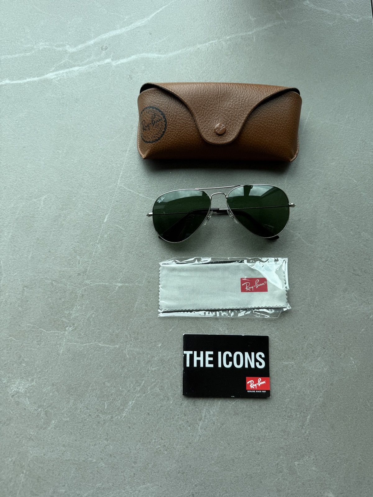 RayBan Ray Ban Classic Icons Aviator Top Gun Sunglass Made in ITALY Size ONE SIZE - 4 Thumbnail