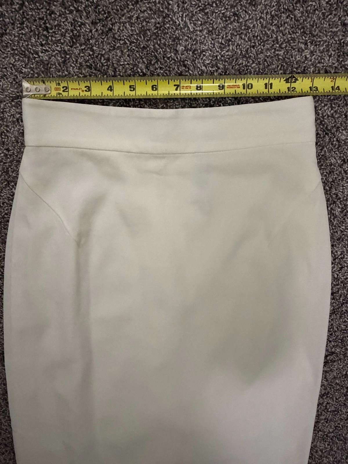 Other RAOUL Pencil Skirt with Back Slit in Ivory (US 2) Size 26" / US 2 / IT 38 - 4 Thumbnail