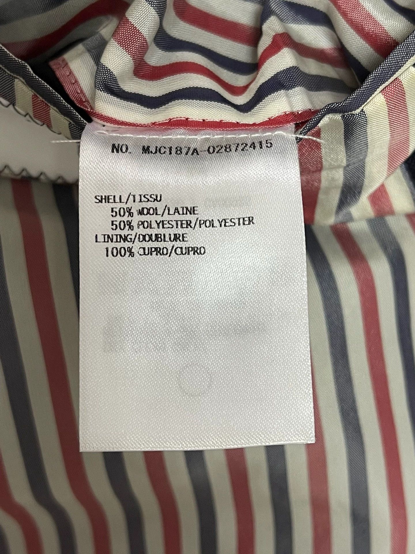 Thom Browne Thom Browne Slim Navy Blazer (Size 5, 8/10) Size US XXL / EU 58 / 5 - 6 Thumbnail