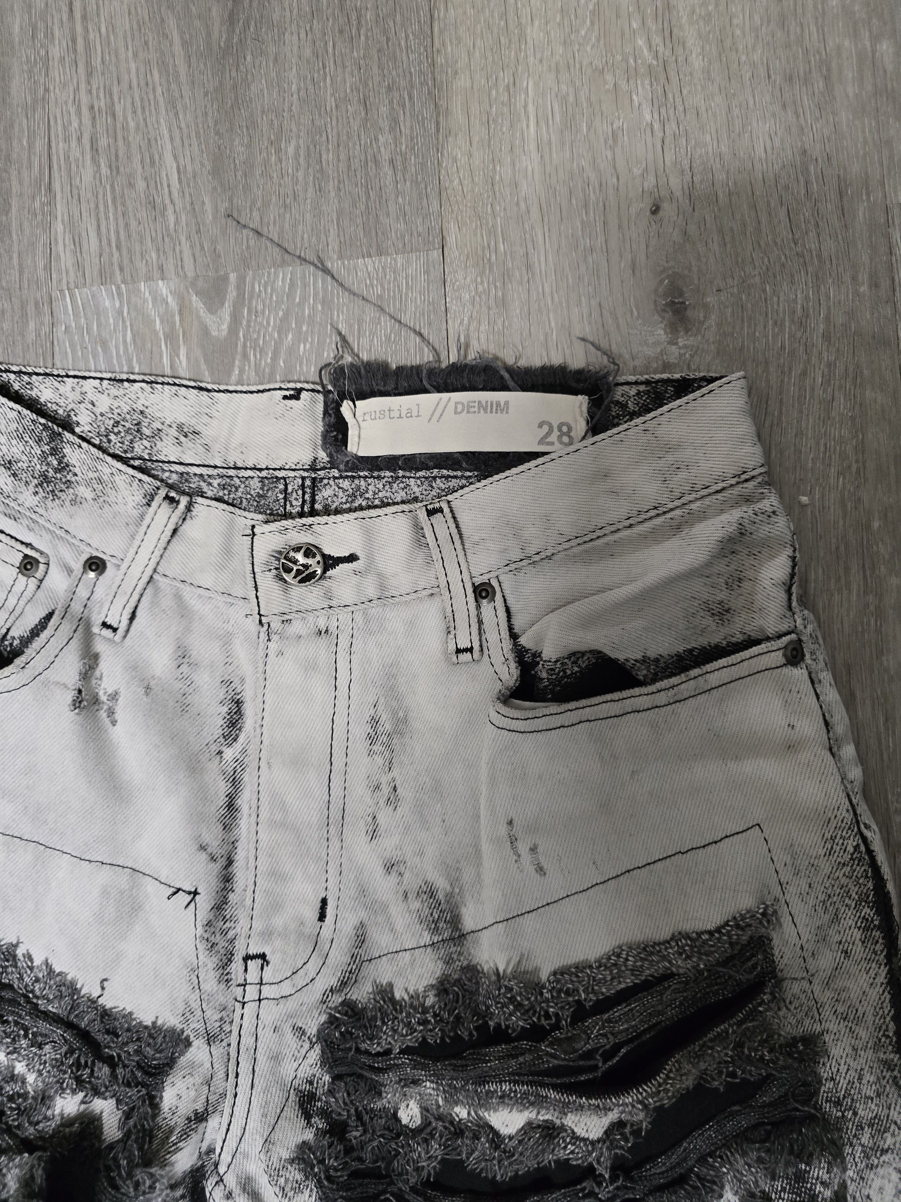 Other rustial snow distressed tweest denim jeans Size US 28 / EU 44 - 3 Thumbnail