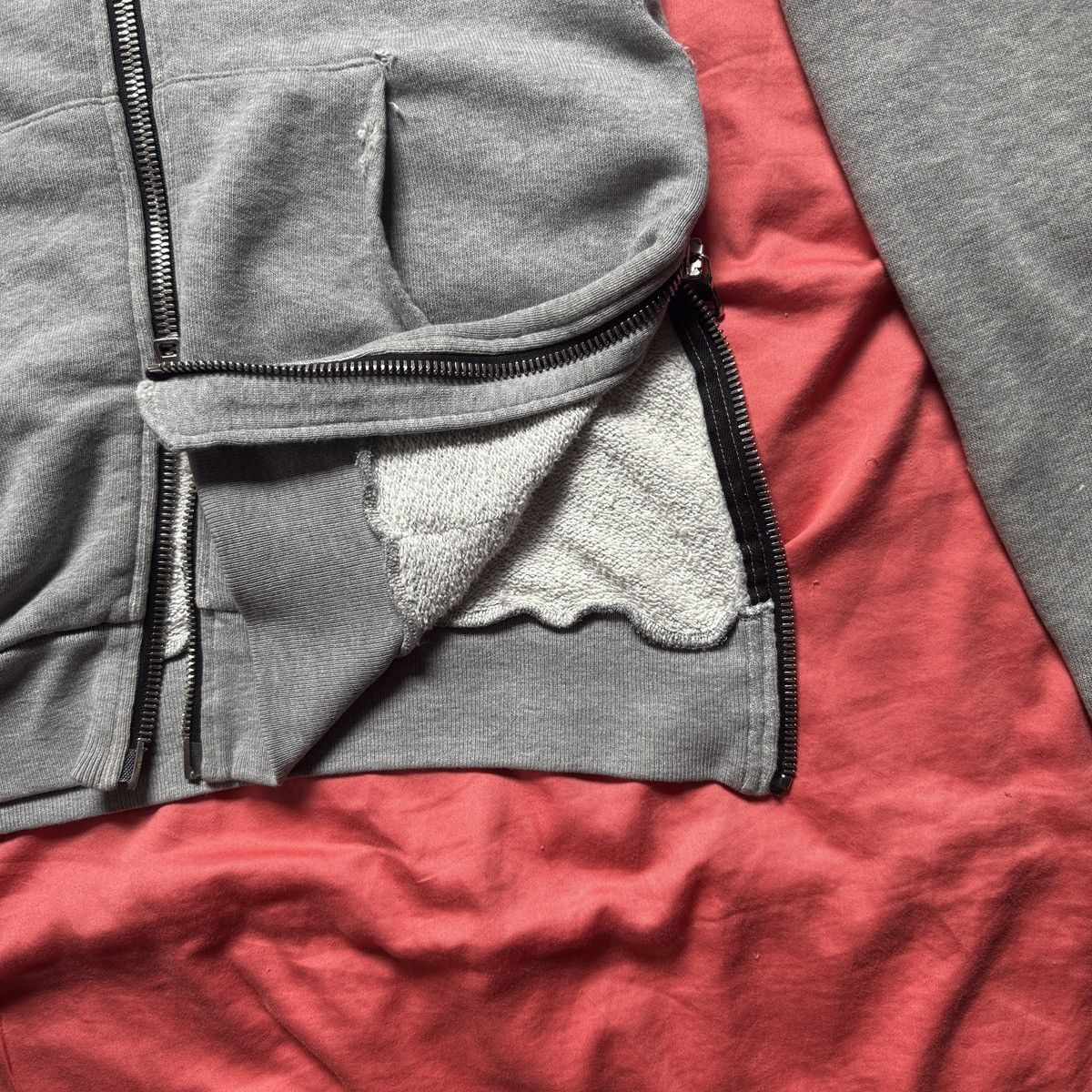 Balmain Balmain SS11 Tiger patched distressed hoodie Size US XS / EU 42 / 0 - 6 Thumbnail