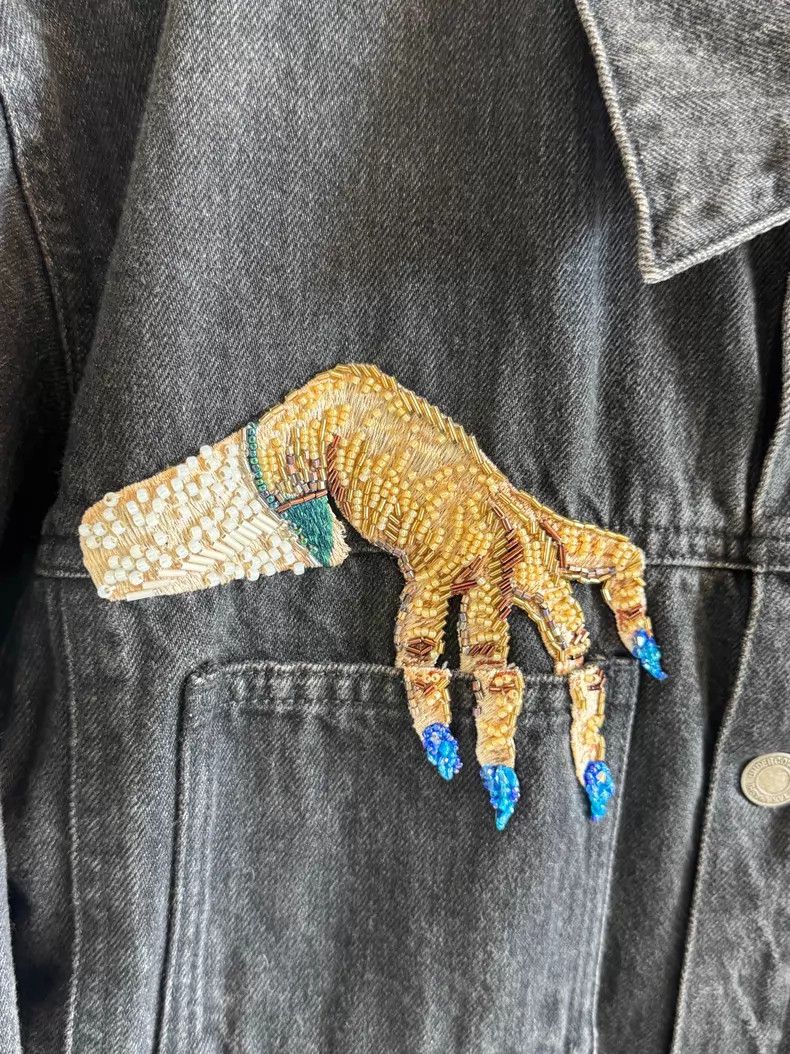Undercover Undercover 23 oz Ghost Hand Denim Jacket Size US XXL / EU 58 / 5 - 4 Thumbnail