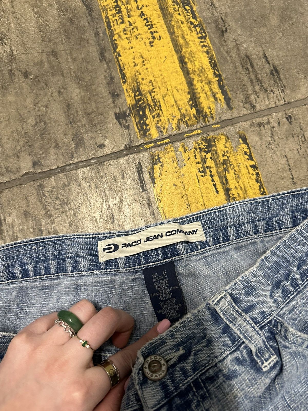 Designer × Vintage Y2K paco cargo jeans Size US 32 / EU 48 - 2 Thumbnail