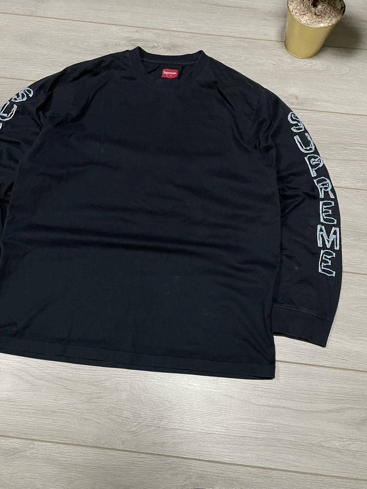 Supreme Supreme long sleeve big logo Size US L / EU 52-54 / 3 - 3 Thumbnail