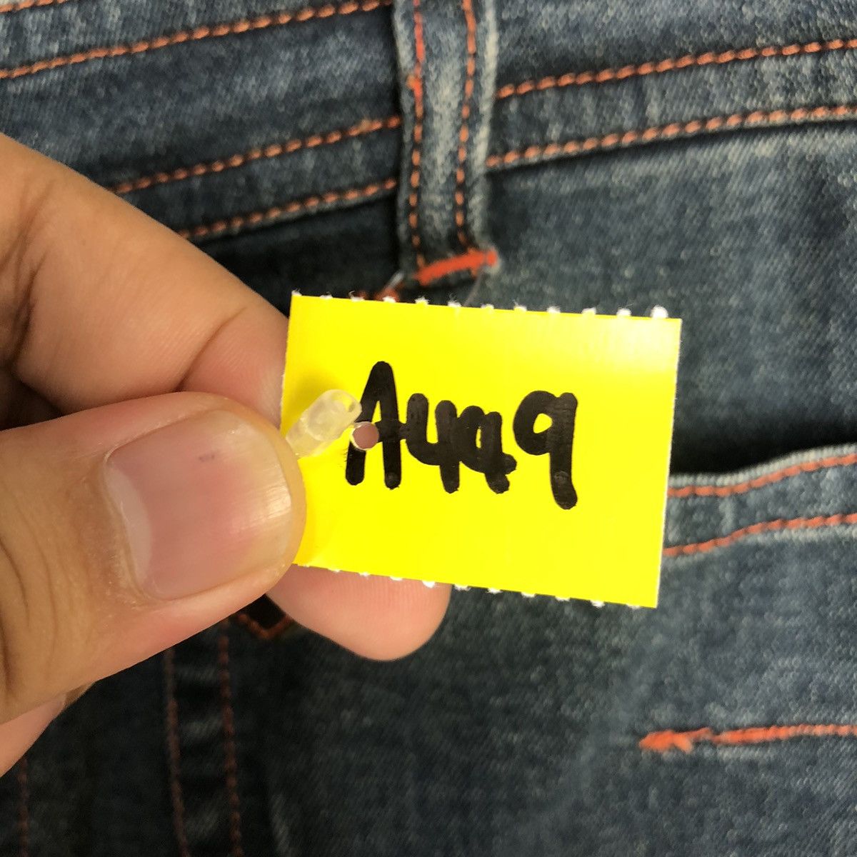 Japanese Brand Apek Japan Blue Denim Pants #A449 Size US 30 / EU 46 - 11 Thumbnail