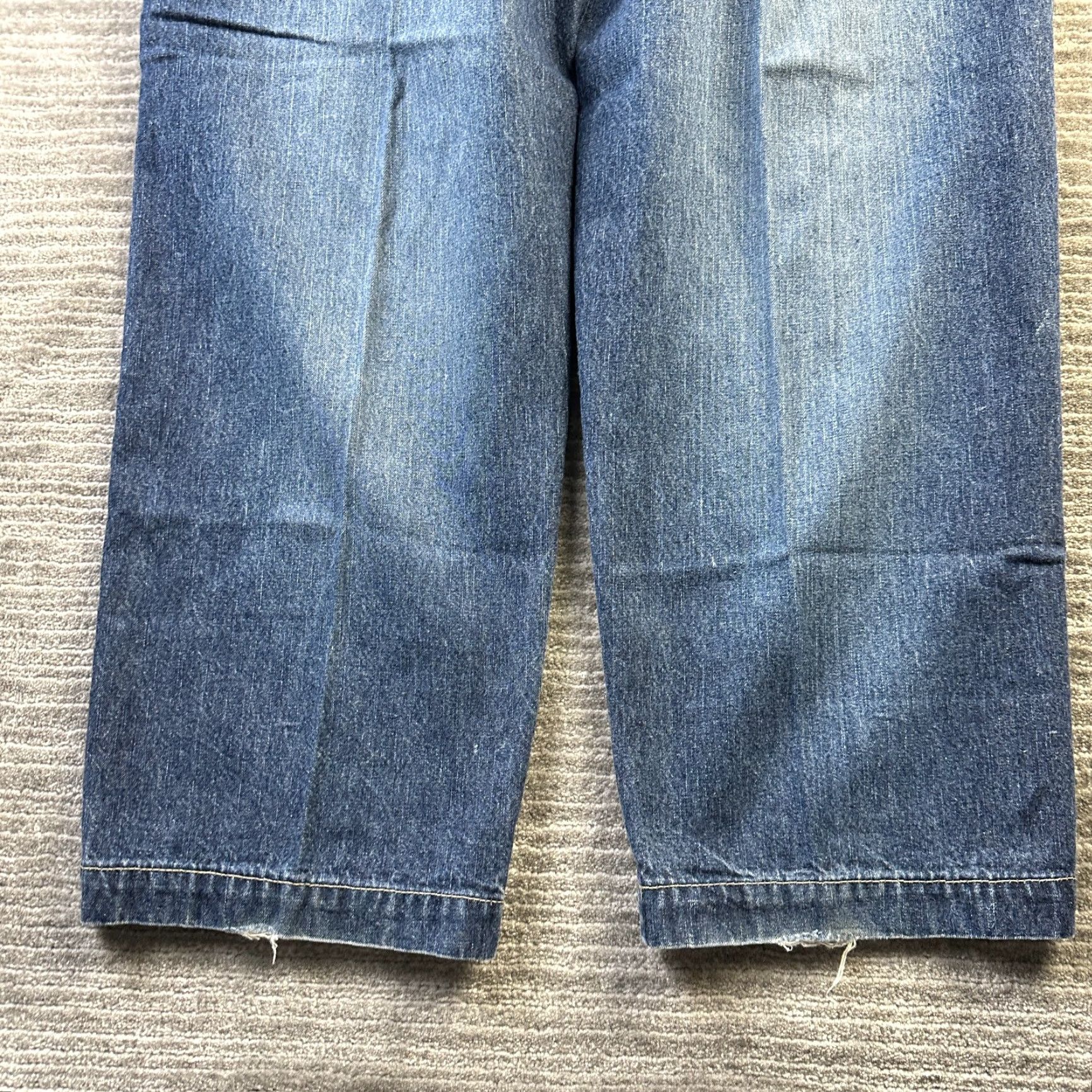 VINTAGE Kani Jeans Mens 36 Inseam 30 Blue Denim Pants Y2K Baggy