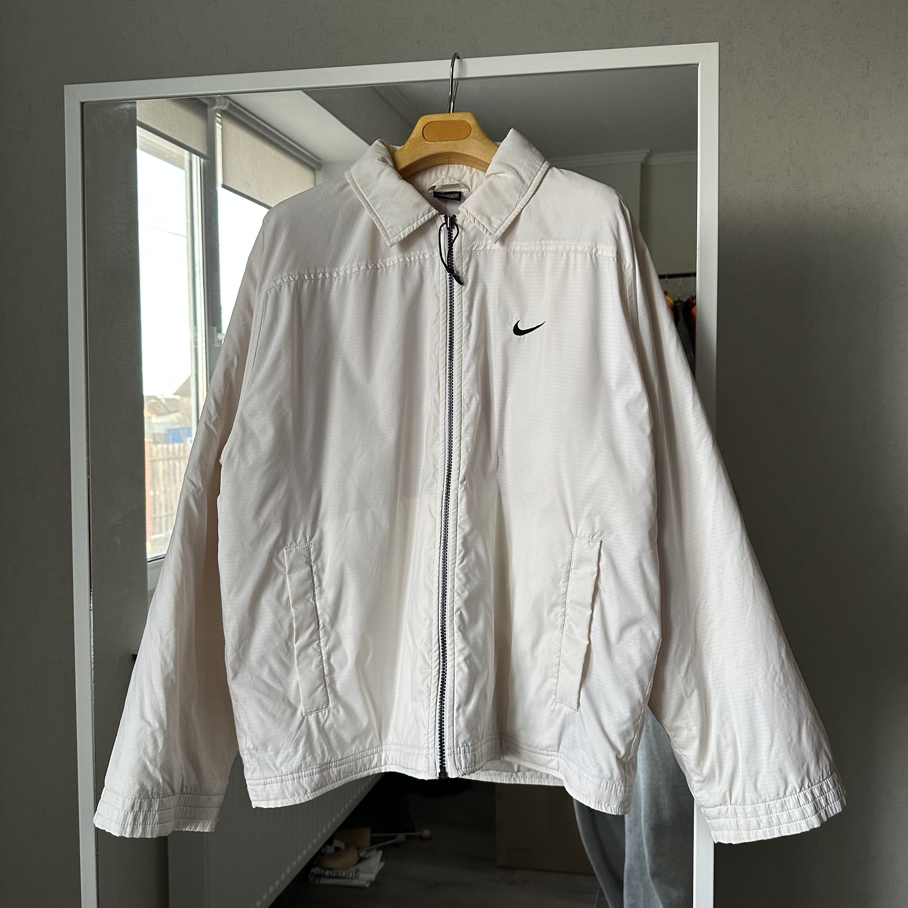 Nike × Vintage Rare Nike y2k Vintage Nylon Coach baggy Light Jacket bomber Size US M / EU 48-50 / 2 - 1 Thumbnail