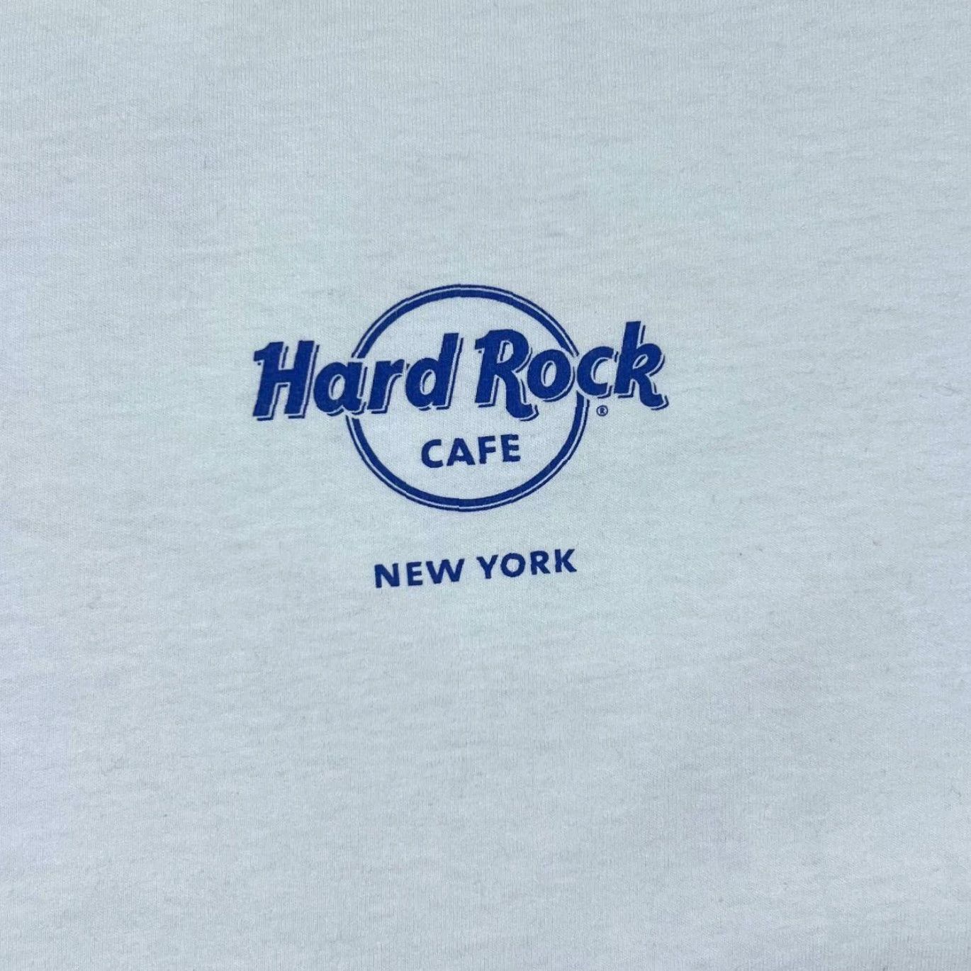 Hard Rock Cafe Hard Rock Cafe New York Souvenir Logo Spellout Graphic White T-Shirt XL Mens Size US XL / EU 56 / 4 - 3 Thumbnail
