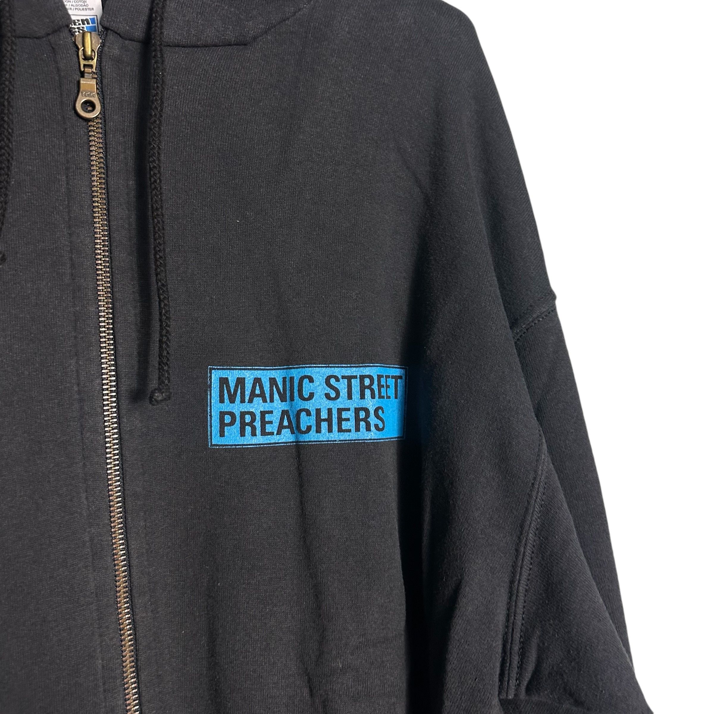 Band Tees 🔥🔥 Vtg Manic Street Preachers Motorcycle Emptiness Hoodie Size US XL / EU 56 / 4 - 6 Thumbnail